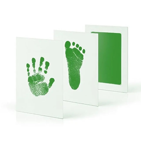 DIY Newborn Baby Footprints and Handprint Ink Pads Kits Photo Frame Toddlers Souvenir Accessories Safe Baby Shower Infants Gift